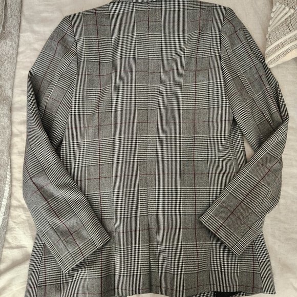 Grey Glen Check Blazer - Picture 3 of 8